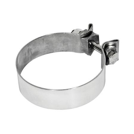 A & I Products Clamp, 4", Stainless Steel, For 4" Chrome Stack 7" x5" x1" A-ZNL90875A